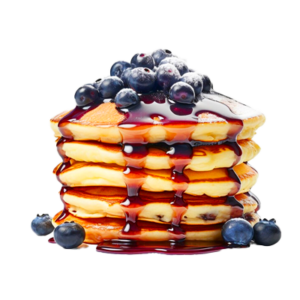 Fluffy Blueberry Pancakes